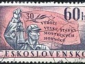 Czech Republic - 1962 - Characters - 60 H - Multicolor - Miner, Flag, Checoslovaquia - Scott 1104 - Miner & Flag - 0